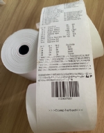 Factory price cash register roll 57*40mm thermal paper rolls 80*80mm