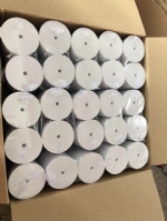 High quality coreless cash register roll 57*40mm thermal paper rolls 80*80mm 70gsm 60gsm