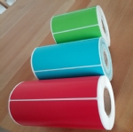 Thermal Labels self adhesive liner less label shipping sticker roll