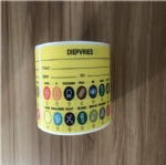  Product Sticker Printing Custom Adhesive Brand Logo Label Rolls