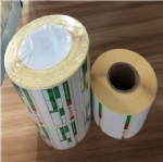 Custom printing waterproof glossy adhesive food beverage labels 